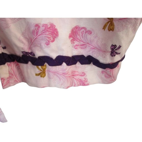 Victoria's Secret Gold Label Feather Bow Ribbon Pajama Set Ladies XS Dee Damage - Picture 15 of 16